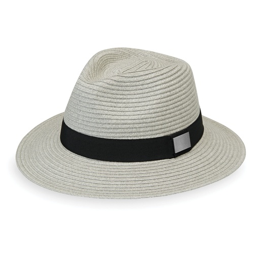 [811810030046] FAIRWAY HAT LIGHT GREY M/L FPS 50+