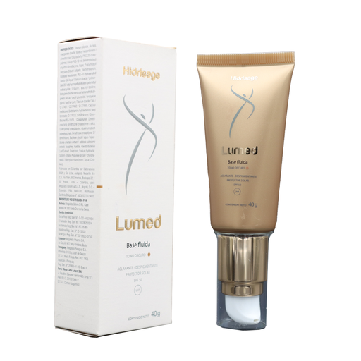 [7703281001522] HIDRISAGE LUMED BASE FLUIDA TONO OSCURO 40G
