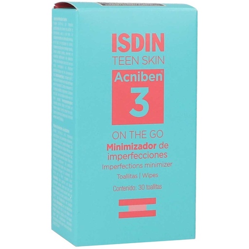[8470001509833] ACNIBEN 3 ON THE GO MINIMIZADOR 30 TOALLITAS